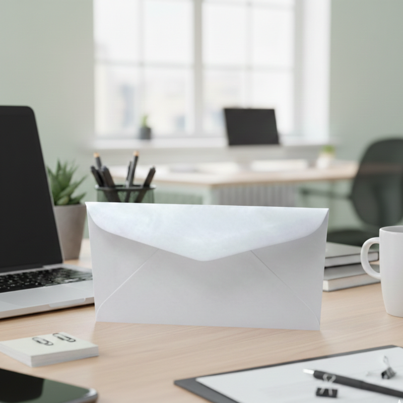 6-3/4 short envelope sample