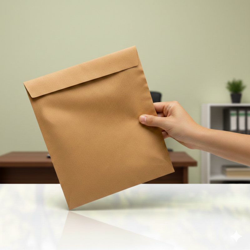 large brochure envelope
